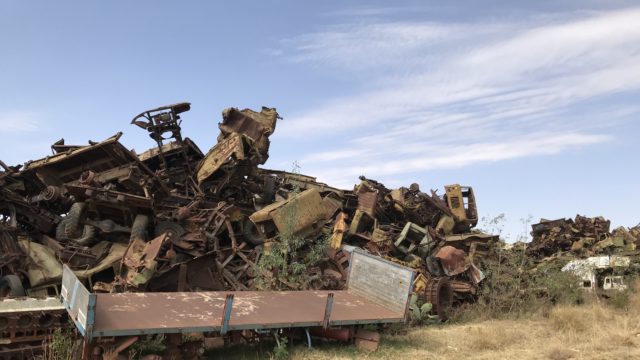 Tank Cemetary in Eritrea