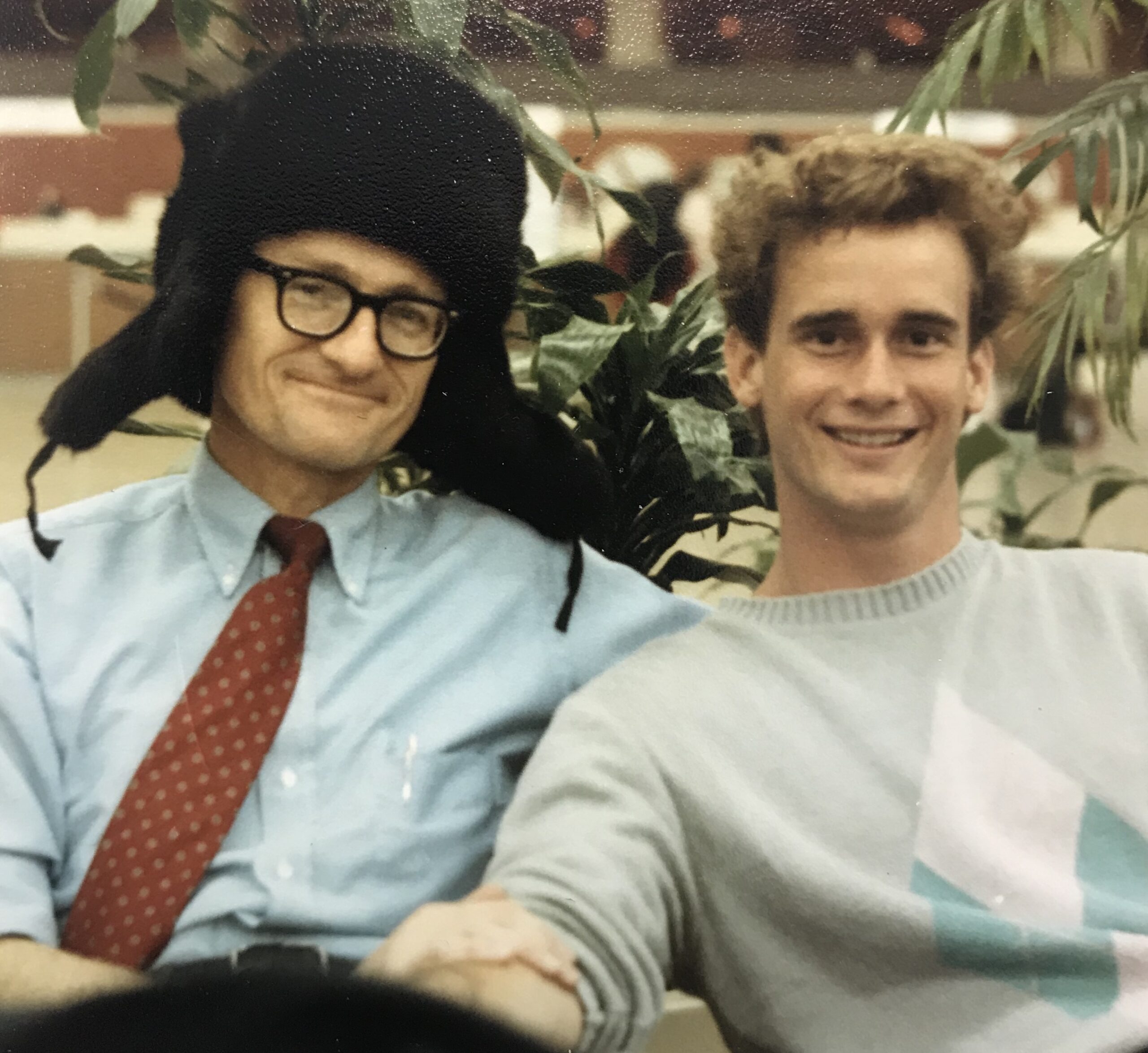 Russian hat head hairdoo, with Dr. Brooks